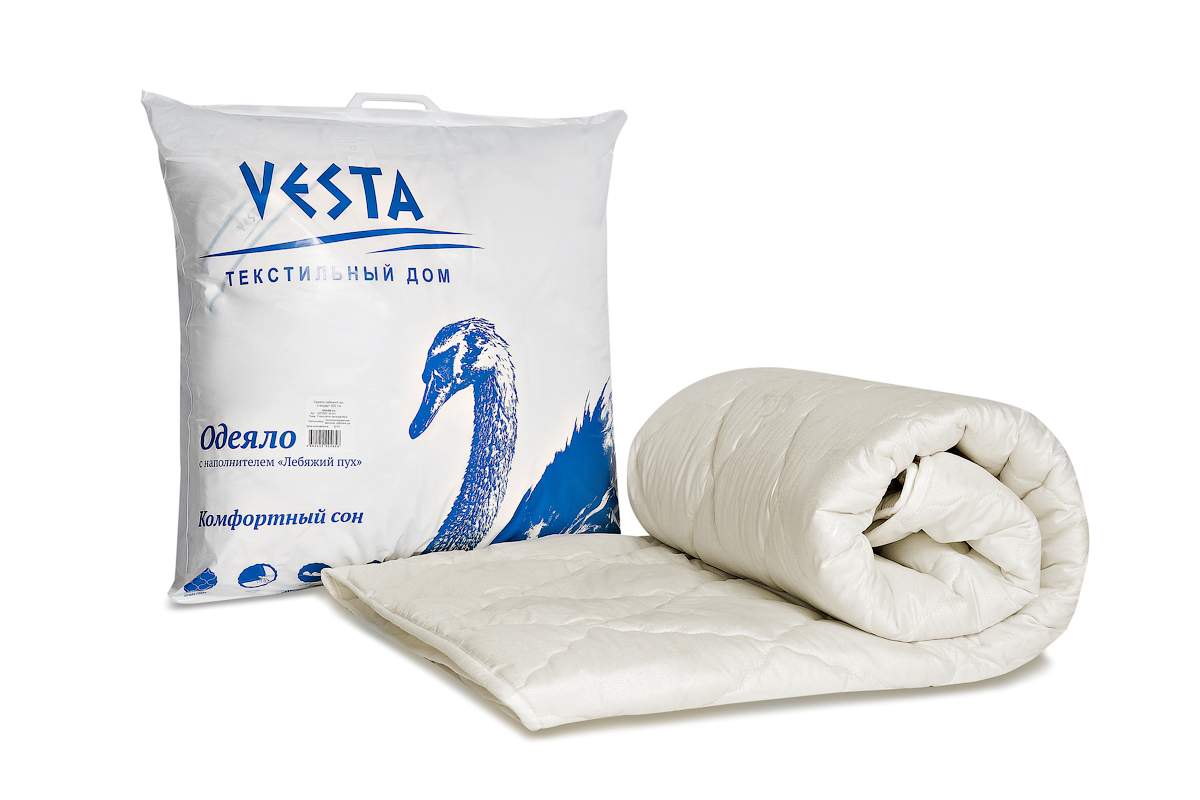Одеяло 140*205 см глосс-сатин* Одеяло "Vesta"